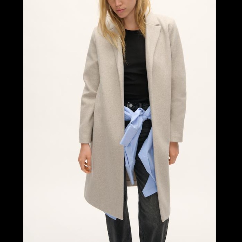 Tan Zara long over coat